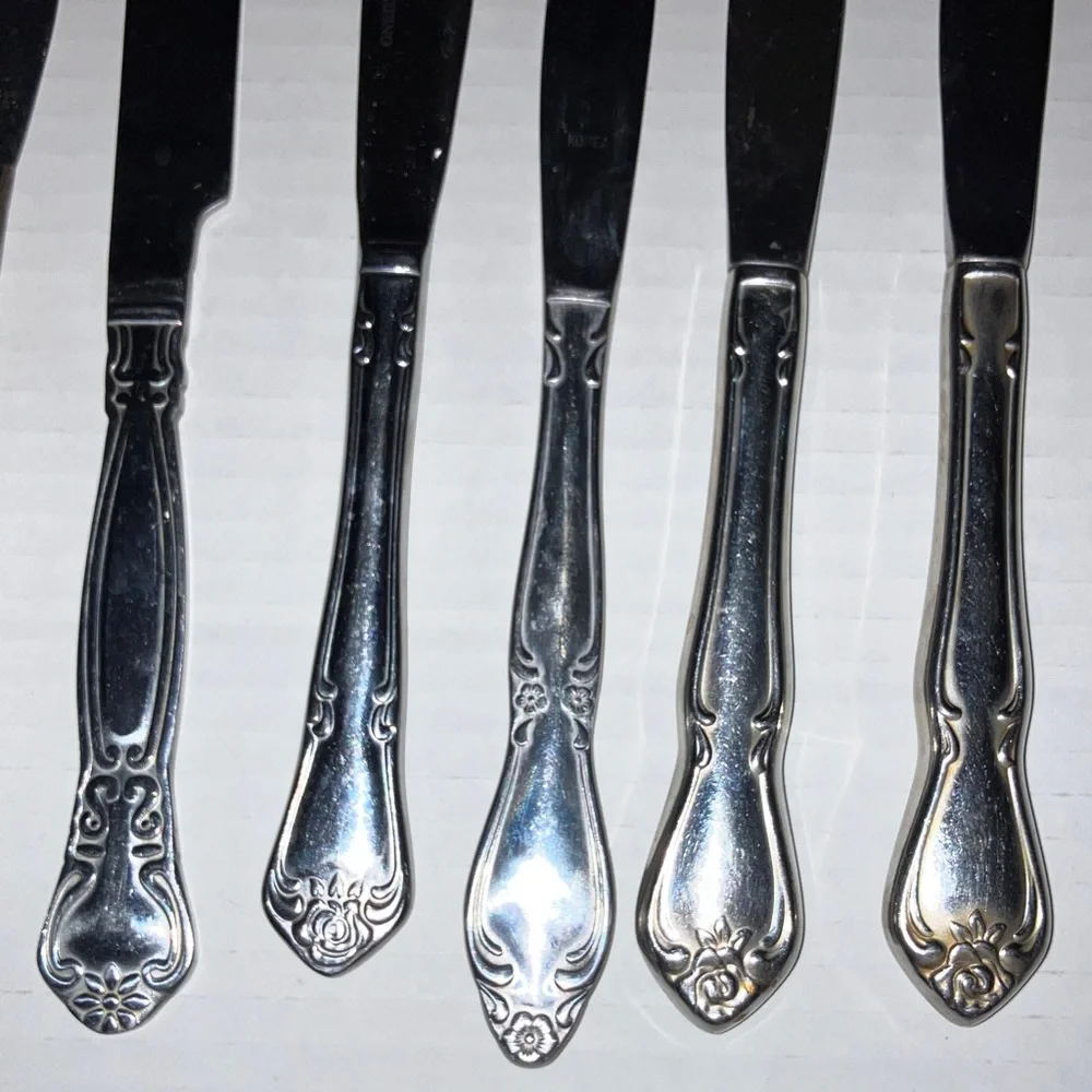 10‎ Variety Stainless Steel Butter Knives Set